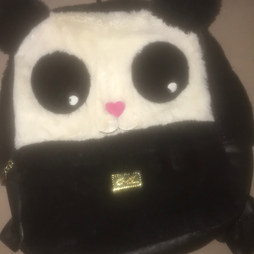 Betsy Johnson panda bookbag